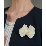 ホワイト | 【フォーマル対応】フラワーコサージュA | ikka 