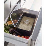 ブラック | 【WEB限定】tower 米びつ5kg 軽量カップ付き | Lbc with Life