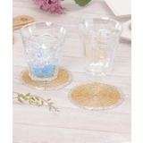 シルバー | ビーズコースターツインカラー2枚 | Lbc with Life