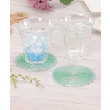 グリーン | ビーズコースターツインカラー2枚 | Lbc with Life