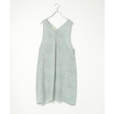 ブルーケイ | エプロンストライプブロックプリント | Lbc with Life