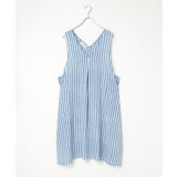 エプロンストライプブロックプリント | Lbc with Life | 詳細画像1 