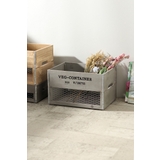 グレー | ベジウッドボックス L | ikka 