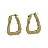 マットゴールド / ピアス | 【CRAIFE】フープピアス 痛くないイヤリング 金属アレルギー対応両耳セット | CRAIFE