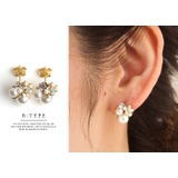 パヴェ ピアス レディース | CREAM-DOT | 詳細画像7 