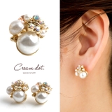 パヴェ ピアス レディース | CREAM-DOT | 詳細画像1 