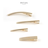 ヘアクリップ メタル ゴールド | CREAM-DOT | 詳細画像5 