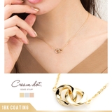 ネックレス 18kコーティング レディース | CREAM-DOT | 詳細画像1