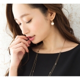 イヤリング 一粒フープイヤリング 18kコーティング | CREAM-DOT | 詳細画像2 