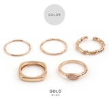 5点セット リング 指輪 | CREAM-DOT | 詳細画像3 