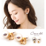 イヤリング クリップ式 バックデザイン | CREAM-DOT | 詳細画像1 
