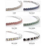 テニスブレスレット ゴールド シルバー | CREAM-DOT | 詳細画像9 