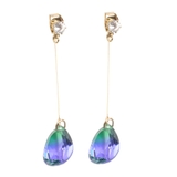 M:グリーン | ピアス ドロップ 涙 | CREAM-DOT