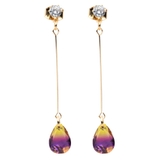 S:パープル | ピアス ドロップ 涙 | CREAM-DOT