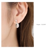 ティアドロップピアス 多面カットピアス ハート型ピアス | CREAM-DOT | 詳細画像10 