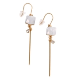 ホワイト | ピアス フックピアス レディース | CREAM-DOT