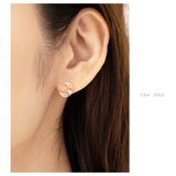 ピアス 18kコーティング チタンポスト | CREAM-DOT | 詳細画像6