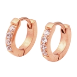 ピンクゴールド | サージカルステンレス 金属アレルギー対応 ピアス | CREAM-DOT