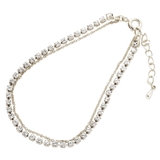 シルバー | ブレスレット ビジュー レディース | CREAM-DOT
