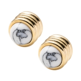 ホワイト | 穴不要 ピアス見え マグネットイヤリング | CREAM-DOT