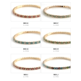 テニスブレスレット レディース ゴールド | CREAM-DOT | 詳細画像5 