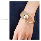 バングル ブレスレット リアルレザー | CREAM-DOT | 詳細画像11 