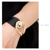 バングル ブレスレット リアルレザー | CREAM-DOT | 詳細画像7 