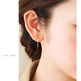 ピアス 18kコーティング チタンポスト | CREAM-DOT | 詳細画像6 