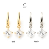 選べる4タイプ ピアス フックピアス | CREAM-DOT | 詳細画像5