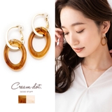 イヤリング フープイヤリング レディース | CREAM-DOT | 詳細画像1