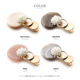 ヘアクリップ ヘアアクセサリー バブルパール | CREAM-DOT | 詳細画像3