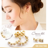 パヴェ ピアス イヤリング | CREAM-DOT | 詳細画像1