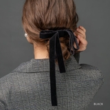 バレッタ ベロア リボン | CREAM-DOT | 詳細画像9 