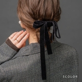 バレッタ ベロア リボン | CREAM-DOT | 詳細画像1 