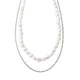 シルバー | 2点セット ネックレス 金属アレルギー | CREAM-DOT