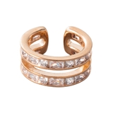 ピンクゴールド | 金属アレルギー対応 イヤーカフ ニッケルフリー | CREAM-DOT