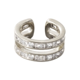 シルバー | 金属アレルギー対応 イヤーカフ ニッケルフリー | CREAM-DOT