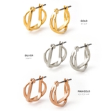 ピアス フープピアス チタンポスト | CREAM-DOT | 詳細画像6 