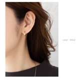 ピアス フープピアス チタンポスト | CREAM-DOT | 詳細画像8 