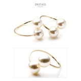 ノンホールピアス パール イヤリング | CREAM-DOT | 詳細画像4 