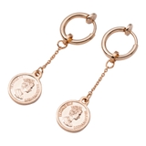 A：ピンクゴールド | イヤリング フープイヤリング 金属アレルギー | CREAM-DOT