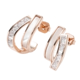 ピンクゴールド | ピアス 金属アレルギー ニッケルフリー | CREAM-DOT