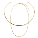 A：ゴールド | 2点セット チョーカー チェーン | CREAM-DOT