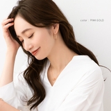 金属アレルギー対応 ピアス フープピアス | CREAM-DOT | 詳細画像11