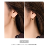 金属アレルギー対応 ピアス フープピアス | CREAM-DOT | 詳細画像7