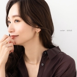 金属アレルギー対応 ピアス フープピアス | CREAM-DOT | 詳細画像8