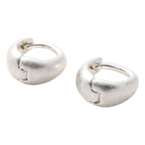 ヴィンテージシルバー | 金属アレルギー対応 ピアス フープピアス | CREAM-DOT