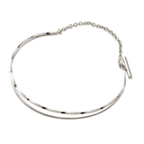 B:シルバー | バングル 金属アレルギー ニッケルフリー | CREAM-DOT