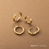 ステンレス製 ピアス フープピアス | CREAM-DOT | 詳細画像1 