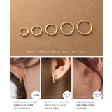ステンレス製 ピアス フープピアス | CREAM-DOT | 詳細画像8 